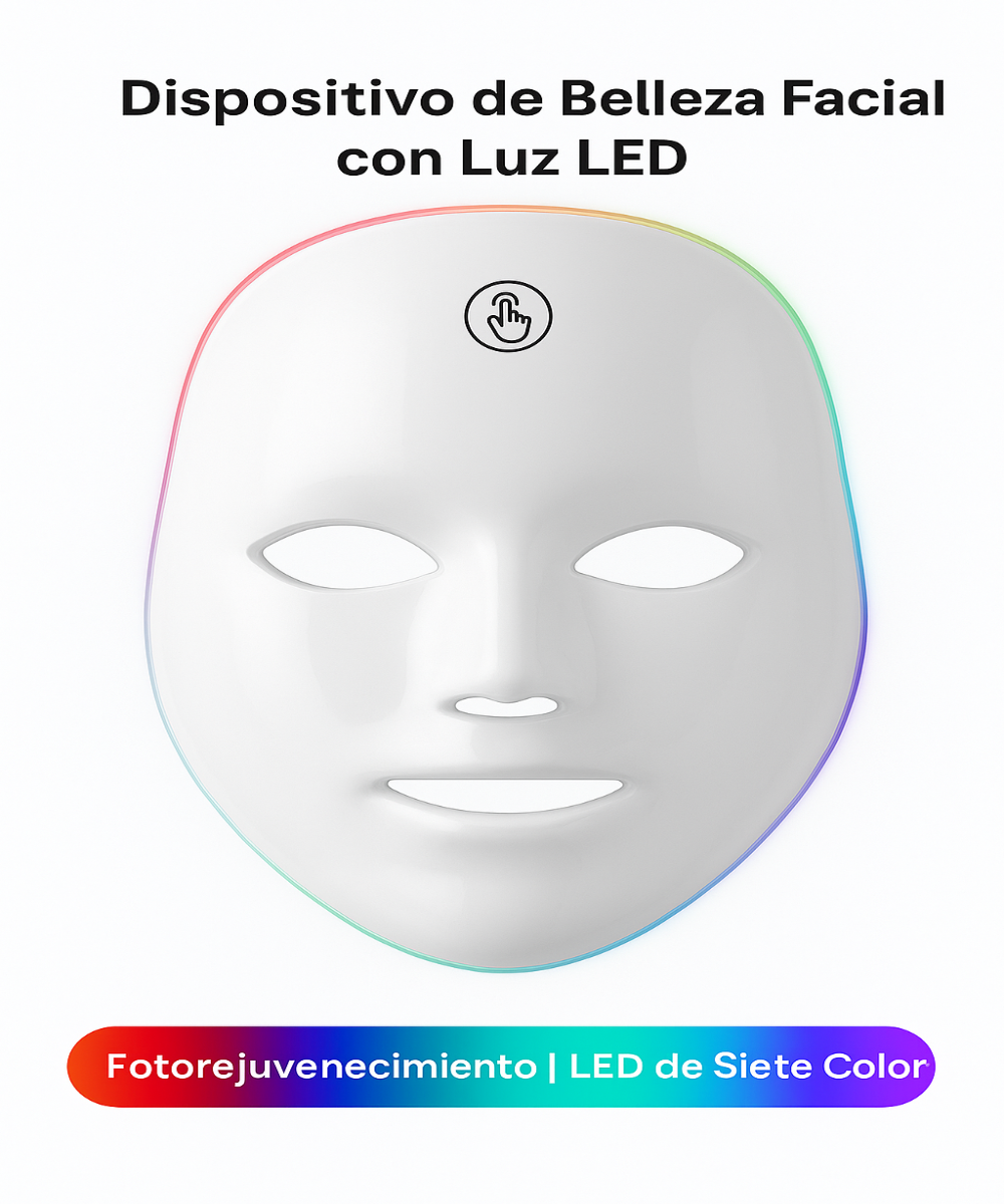 Mascara facial 7 colores