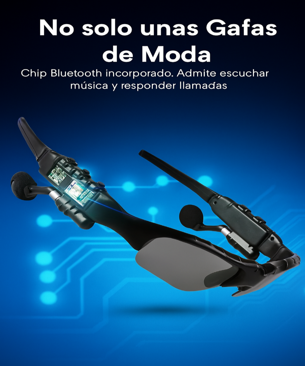 Gafas Inteligentes Bluetooth 5.0 con Sonido Envolvente
